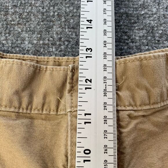 Carhartt Mens Utility Cargo Carpenter Shorts Brown Cotton Size 38 (Measures 36) - Picture 12 of 15